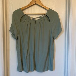 Krazy Kat Sage Green Blouse